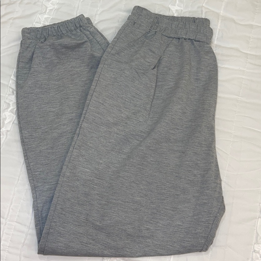Shein Solid Elastic Waist Sweatpants